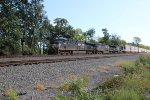 NS 7661 leading a westbound intermodal